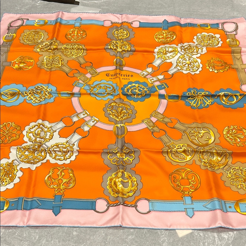Hermes Cuiveries Scarf
